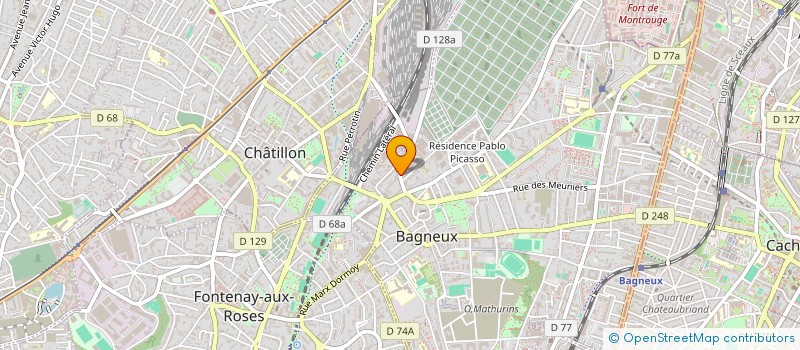 localisation de l'entreprise CAPA AUTOMOBILES à BAGNEUX