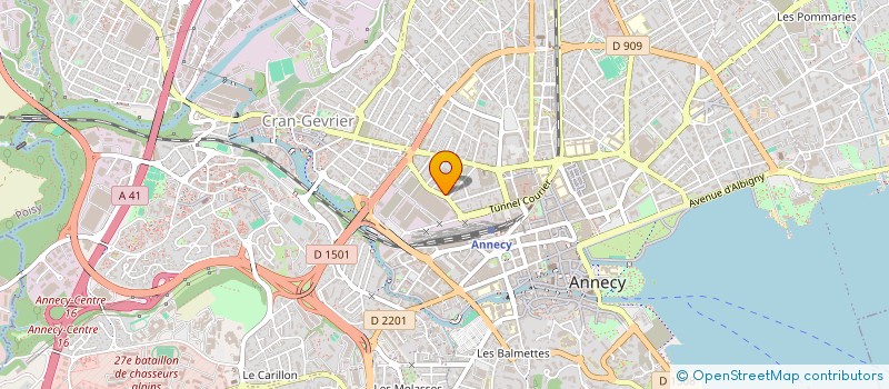 localisation de l'entreprise CAPA-COURTAGE ASSURANCES PLACEMENTS AUDIT  ANNECY