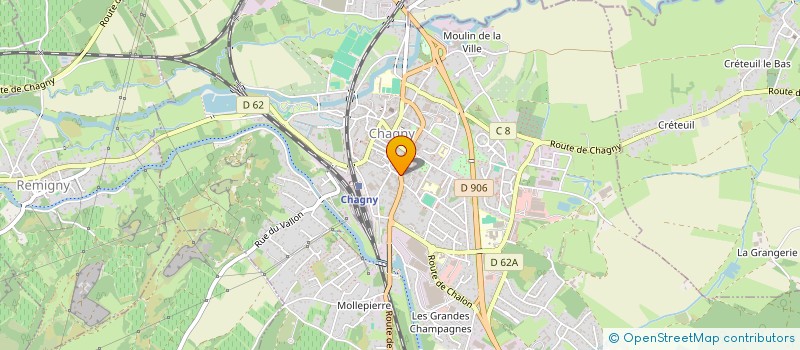 localisation de l'entreprise CAPA GESTION  CHAGNY