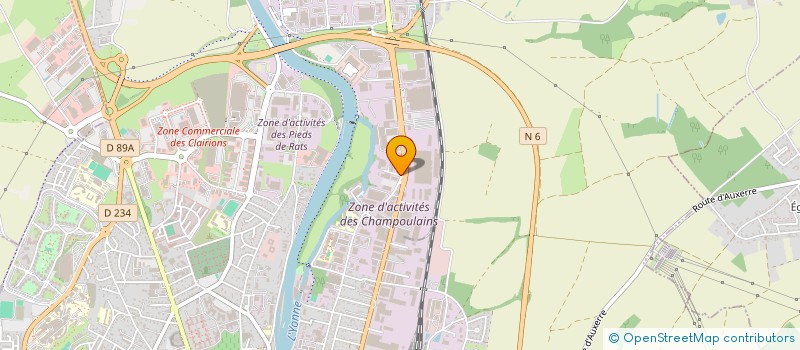 localisation de l'entreprise CAPA INTERNATIONAL à AUXERRE