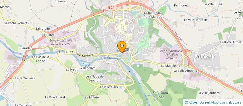 localisation de l'entreprise CAPA JOSSELIN  JOSSELIN