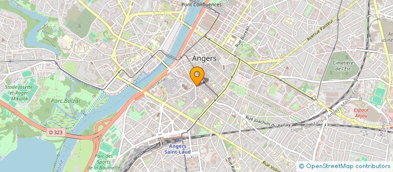 localisation de l'entreprise CAPA'RISK à ANGERS