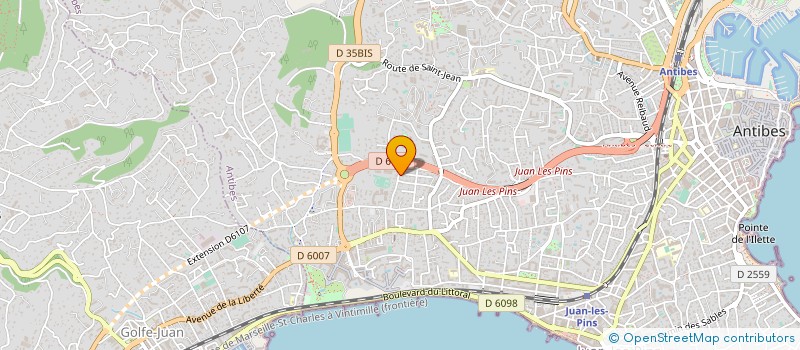 localisation de l'entreprise CAPA SPORTS à ANTIBES