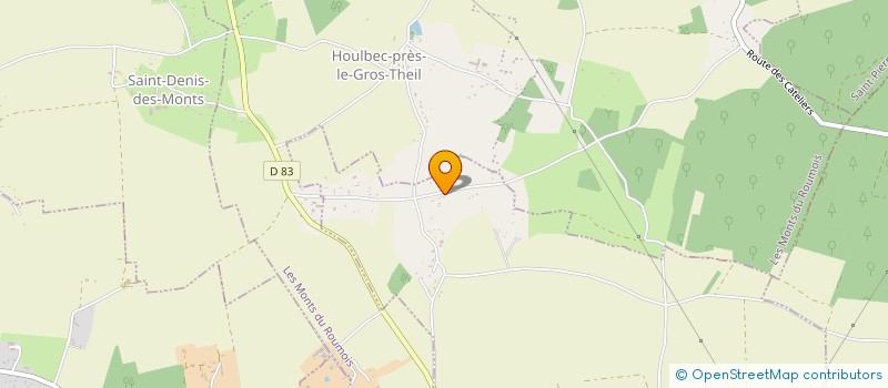 localisation de l'entreprise CAPA VOILE  LE BOSC-DU-THEIL