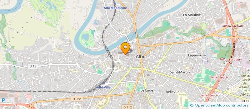 localisation de l'entreprise CAPA2 à ALBI