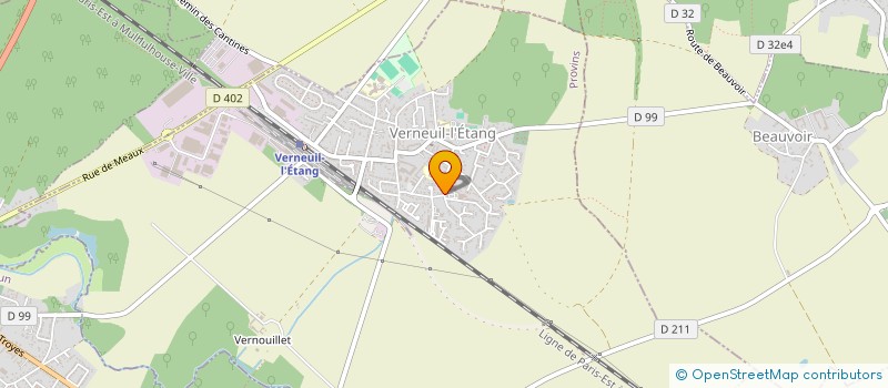 localisation de l'entreprise CAPAB  VERNEUIL-L'ETANG