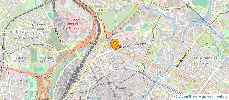localisation de l'entreprise CAPABLE à STRASBOURG