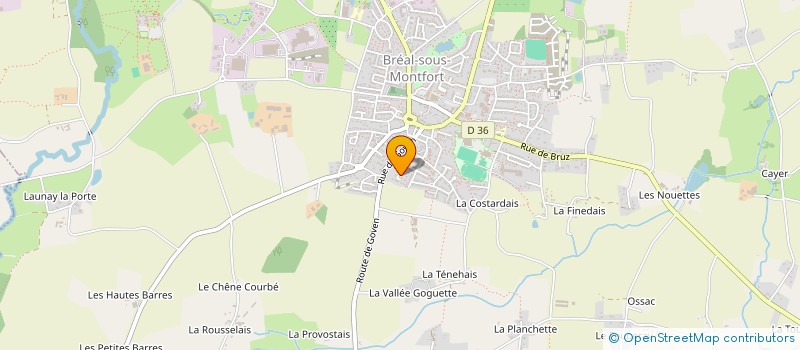 localisation de l'entreprise CAPABLES  BREAL-SOUS-MONTFORT