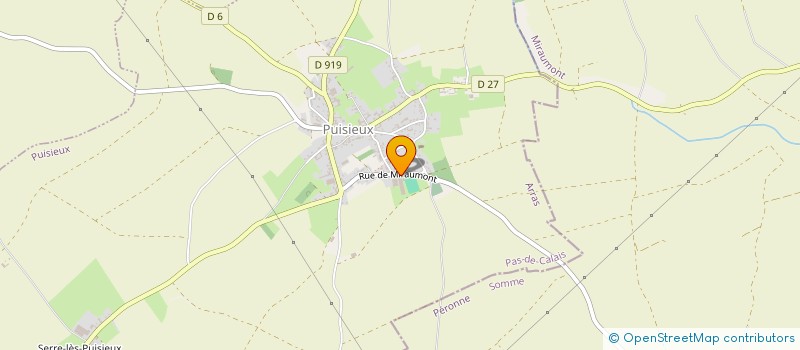 localisation de l'entreprise CAPAC  PUISIEUX