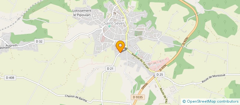 localisation de l'entreprise CAPACAP à SAINT-SEVER