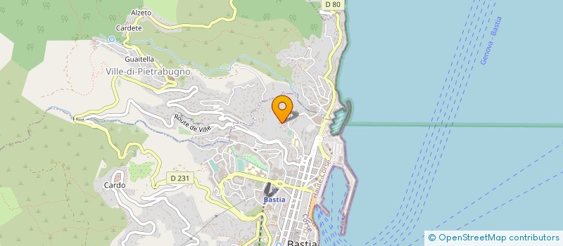 localisation de l'entreprise CAPADE  FURIANI