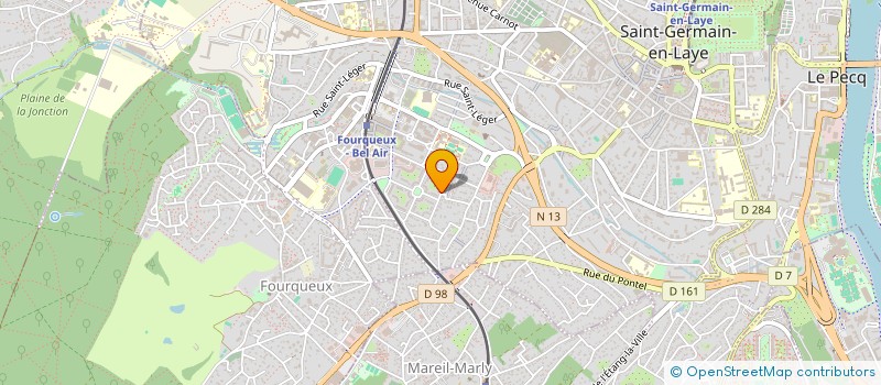 localisation de l'entreprise CAPADEV FRANCE  SAINT-GERMAIN-EN-LAYE