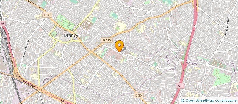 localisation de l'entreprise CAPADIS à DRANCY