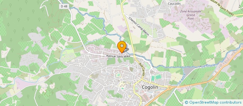 localisation de l'entreprise CAPADO SAILS à COGOLIN