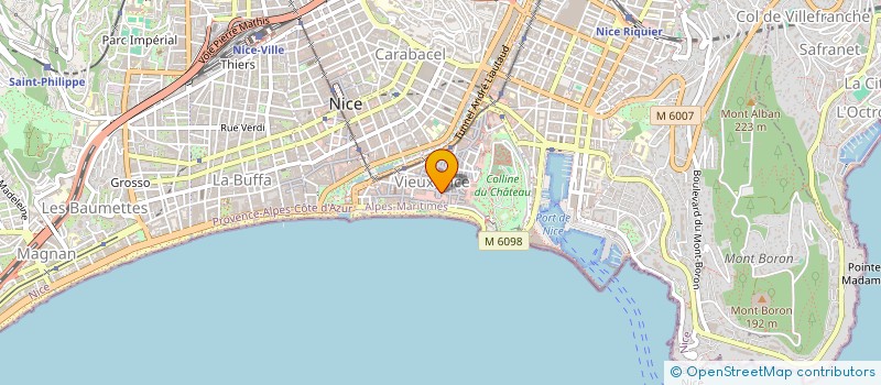 localisation de l'entreprise CAPADOC  NICE