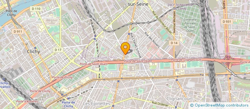 localisation de l'entreprise CAPADOCE III à SAINT-OUEN-SUR-SEINE