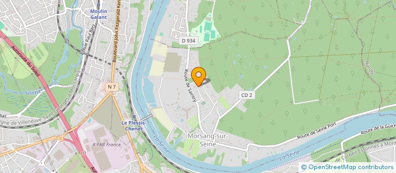 localisation de l'entreprise CAPADOM ABC à MORSANG-SUR-SEINE