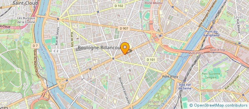 localisation de l'entreprise CAPAE à BOULOGNE-BILLANCOURT
