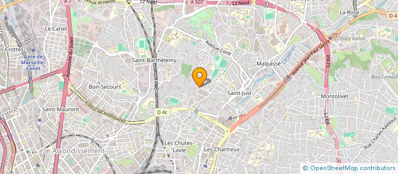 localisation de l'entreprise CAPAFI à MARSEILLE