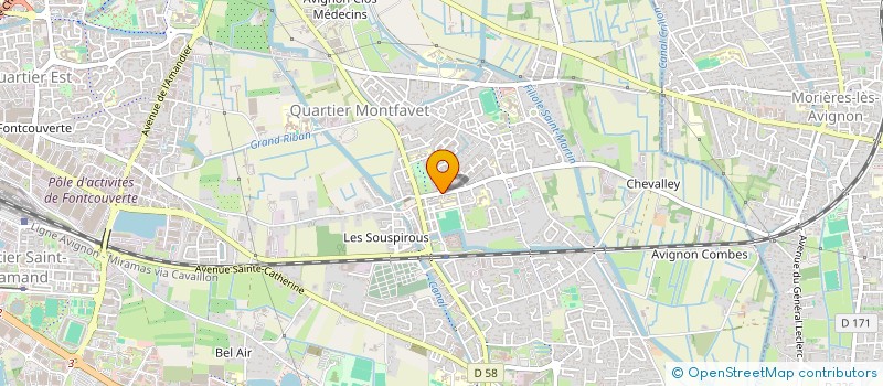 localisation de l'entreprise CAPAGAT FL  AVIGNON