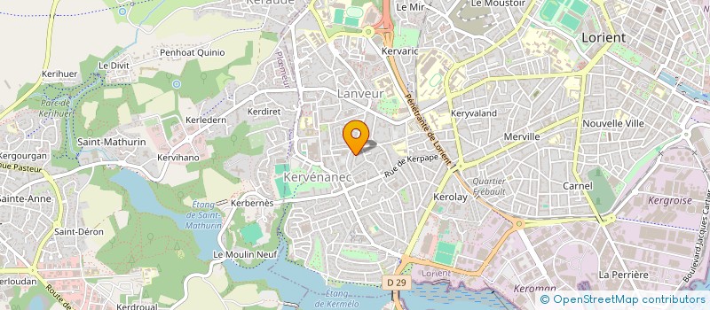 localisation de l'entreprise CAPAJA  LORIENT