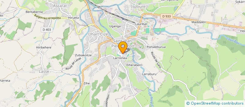 localisation de l'entreprise CAPAKA à SAINT-JEAN-PIED-DE-PORT