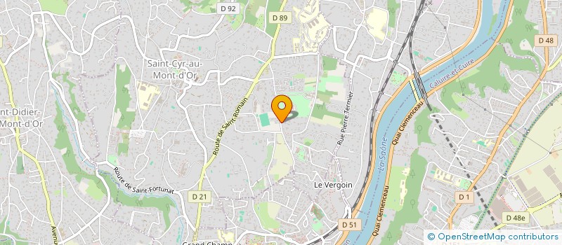 localisation de l'entreprise CAPALDI INTERIEUR  SAINT-CYR-AU-MONT-D'OR