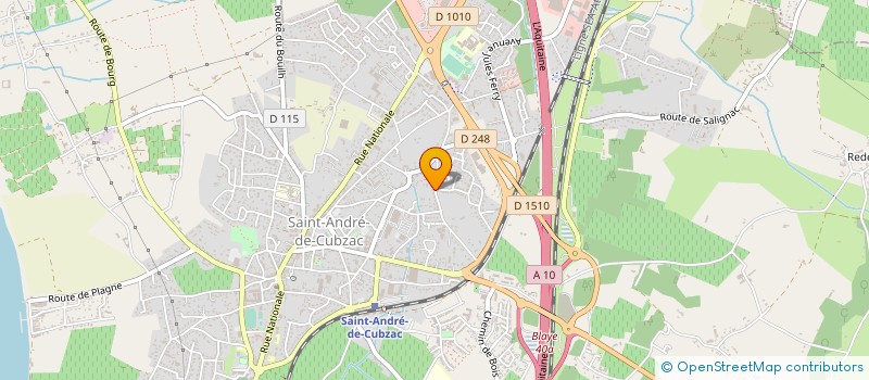 localisation de l'entreprise CAPALEX à SAINT-ANDRE-DE-CUBZAC
