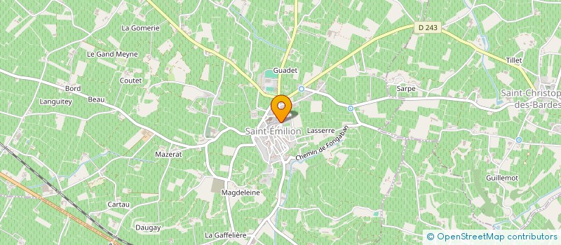 localisation de l'entreprise CAPALTO FINANCIERE à SAINT-EMILION