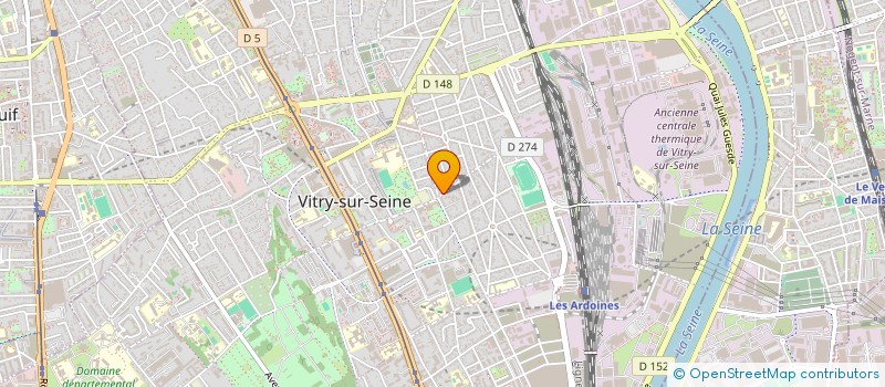 localisation de l'entreprise CAPAM-P à VITRY-SUR-SEINE