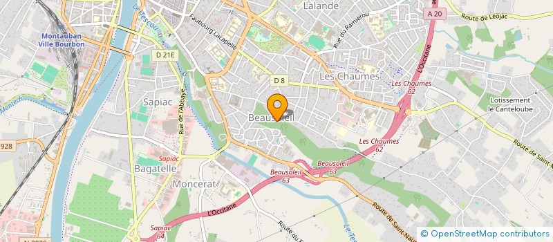 localisation de l'entreprise CAPAMA  MONTAUBAN