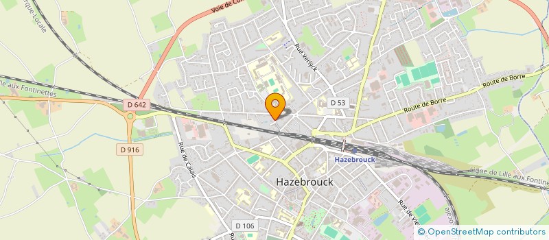 localisation de l'entreprise CAPAMA  HAZEBROUCK