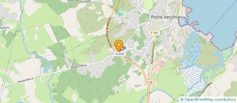 localisation de l'entreprise CAPANACCIA BAINS à PORTO-VECCHIO