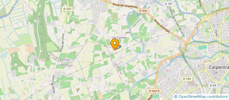 localisation de l'entreprise CAPANNA HOLDING  CARPENTRAS
