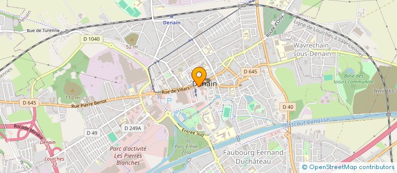 localisation de l'entreprise CAPANOR DISTRIBUTION à DENAIN