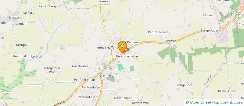 localisation de l'entreprise CAPANSE à PLOMEUR