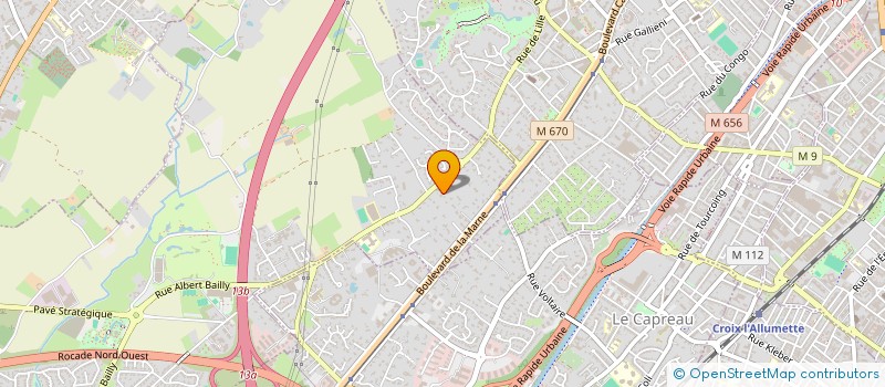 localisation de l'entreprise CAPAPPART à MARCQ-EN-BARŒUL