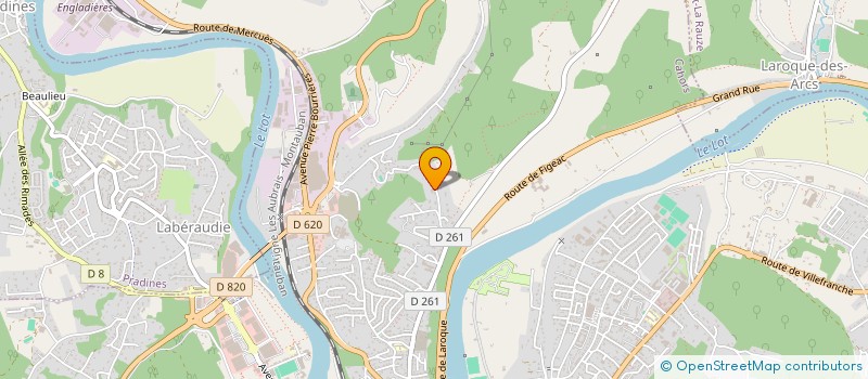 localisation de l'entreprise CAPARASPORT  CAHORS