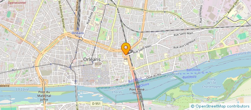 localisation de l'entreprise CAPARIS à ORLEANS