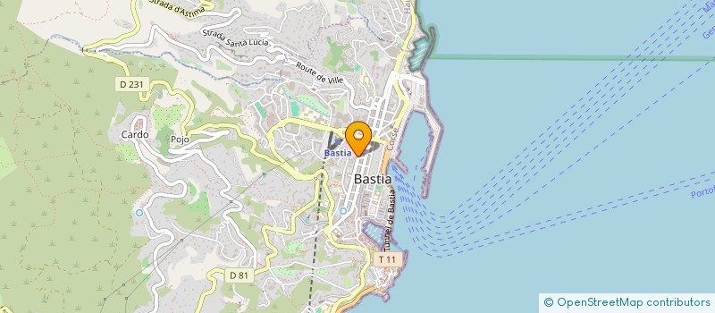 localisation de l'entreprise CAPAROMA à BASTIA
