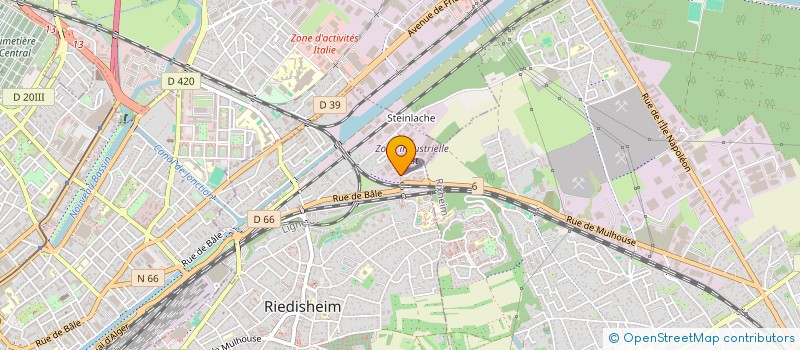 localisation de l'entreprise CAPAS  RIEDISHEIM