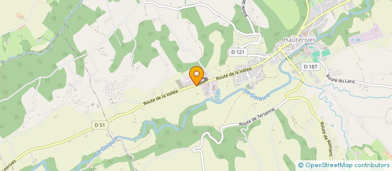 localisation de l'entreprise CAPASELVA  HAUTERIVES