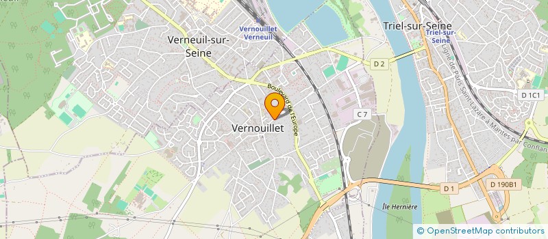 localisation de l'entreprise CAPAST CONSULTING à VERNOUILLET