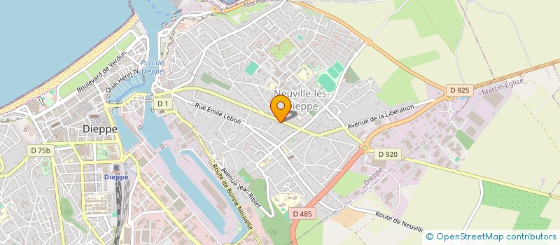 localisation de l'entreprise CAPASY  DIEPPE