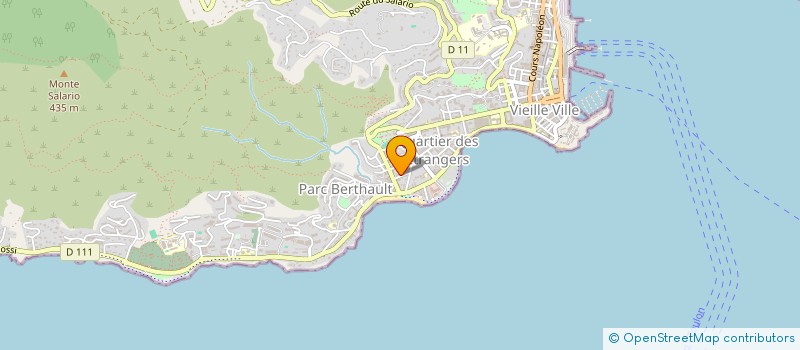 localisation de l'entreprise CAPAUBA à AJACCIO