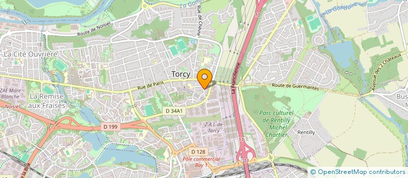 localisation de l'entreprise CAPAVANTAGES SERVICES à TORCY