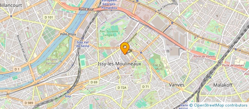 localisation de l'entreprise CAPAX INVEST à ISSY-LES-MOULINEAUX