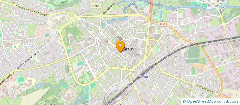 localisation de l'entreprise CAPAYA à ARRAS