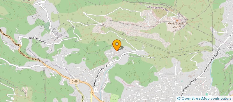 localisation de l'entreprise CAPAZUR à LA VALETTE-DU-VAR