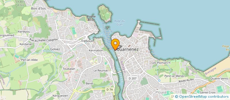 localisation de l'entreprise CAPBIO  DOUARNENEZ